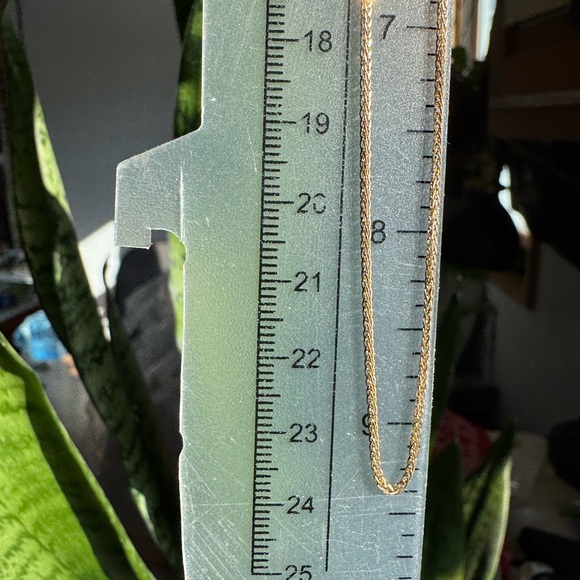 14k Fox Tail Weave chain - Picture 5 of 6